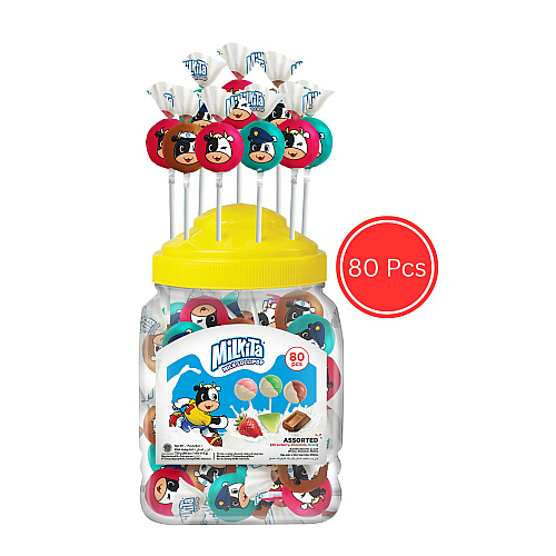 Milkita Lollipop Jar 80pcs